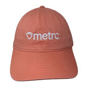 Metrc Slideback Hat Pink One Size Embroidered Adjustable Cap America